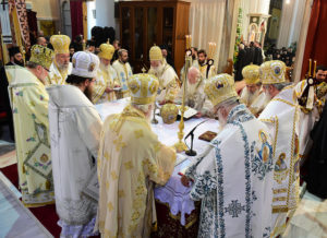 June 19, 2016: Orthros and Divine Liturgy of Pentecost at St. Menas Cathedral in Heraklion, Crete