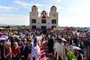 The first church in Greece dedicated to Saint Porfyrios Kavsokalyvitis